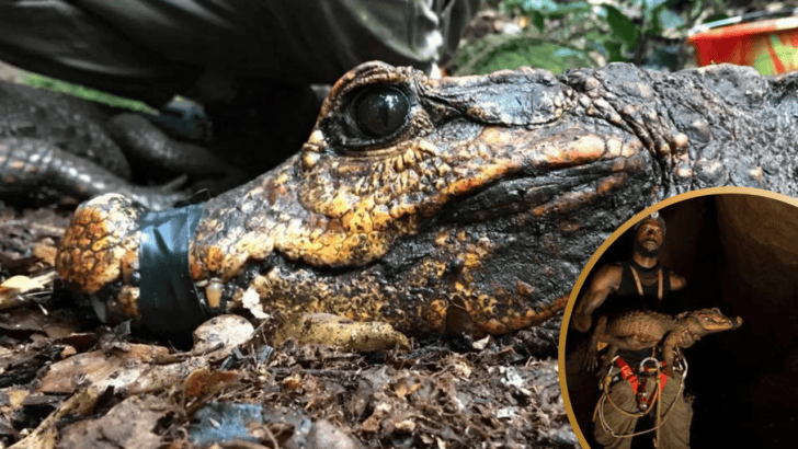A New Dwarf Crocodile Species May Be Emerging in Central Africa and It is Colored Orange