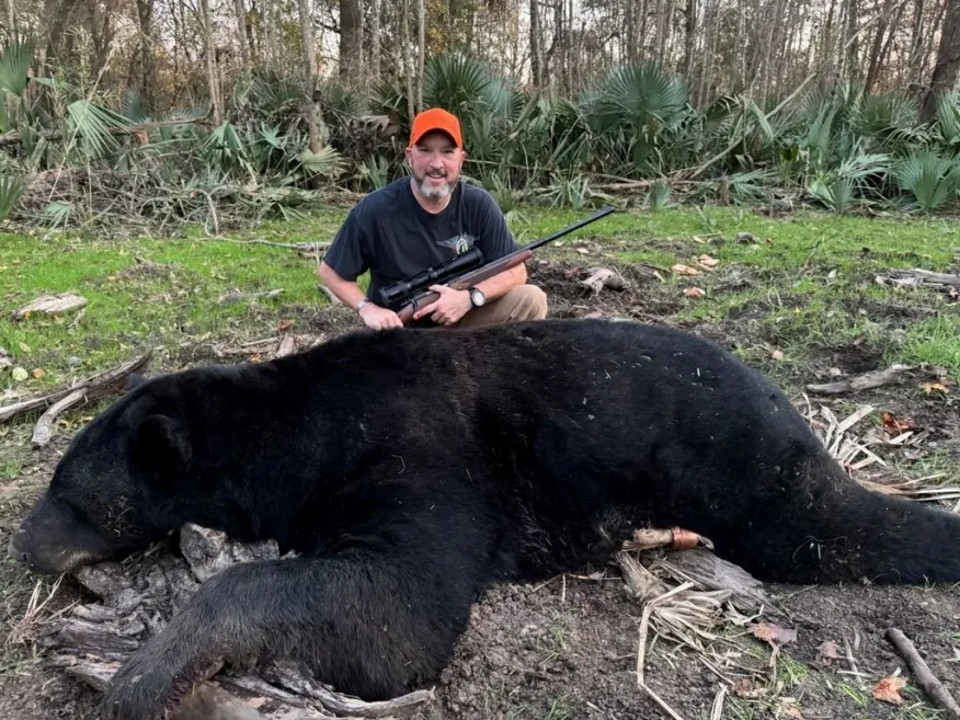 Lafayette Veteran Takes 696-Pound Record Bear After 35-Year Hunting Ban