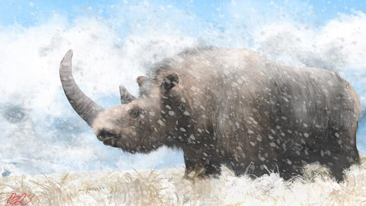 The Oldest Known Woolly Rhino Found in Alaska Ice