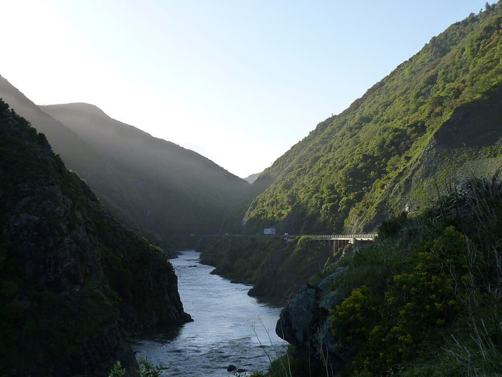 Manawatu Gorge, New Zealand.