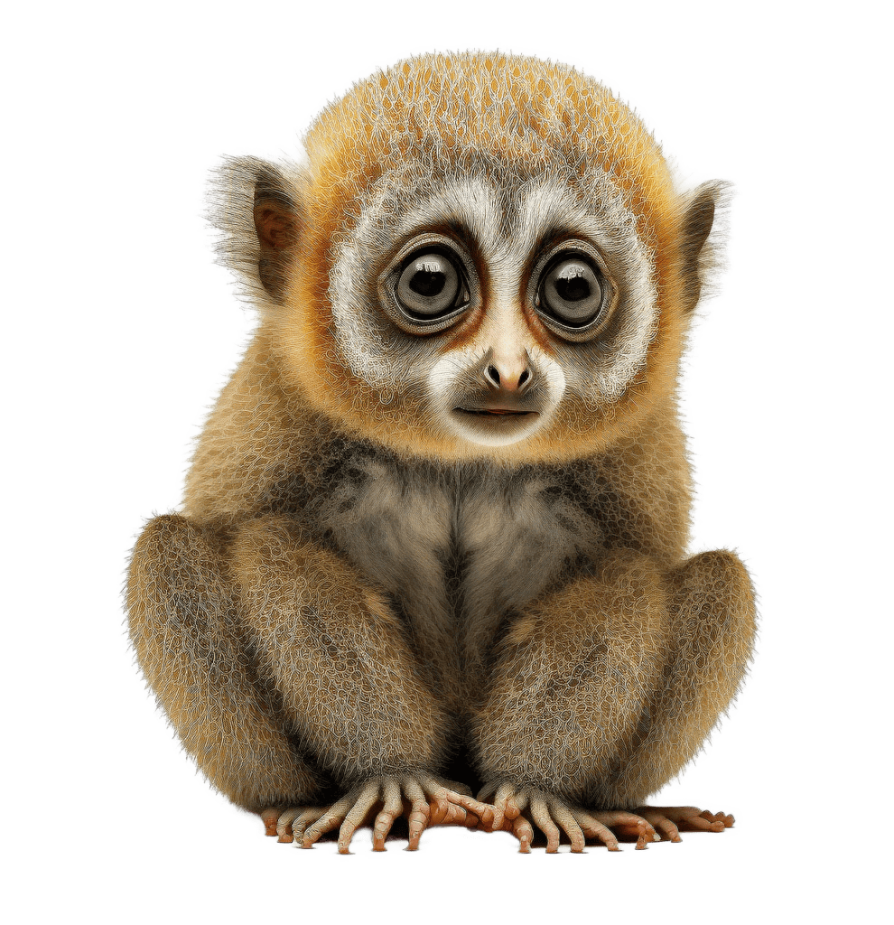slow loris, ai generated, cute, nature, animal, fantasy, drawing, sweet, small, hairy, fluffy, eyes, paws, slow loris, slow loris, slow loris, slow loris, slow loris