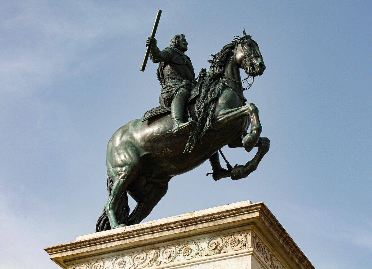 statue, horse, madrid, spain, monument, art, external, bronze, history, historical, historical monument, statue, madrid, nature, history, history, history, history, history, historical