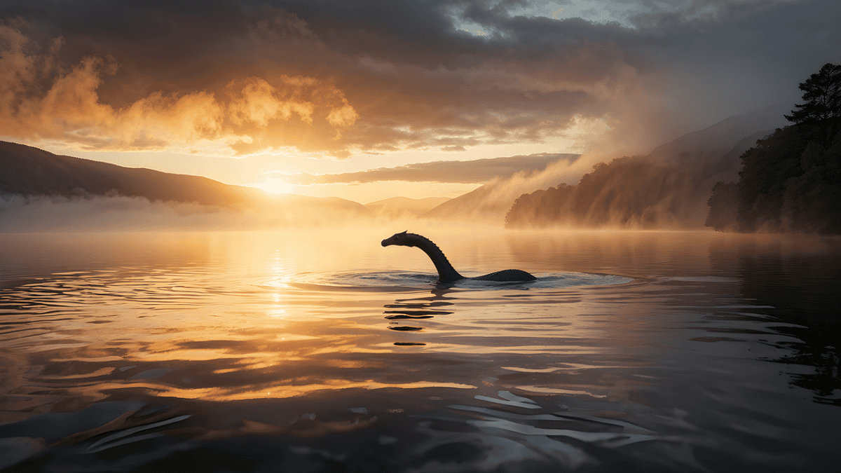 ai generated, loch ness, sea monster, nessie, cryptid, scottish folklore, lake monster, fantasy creature, mythical creature, legend, folklore, underwater monster, lake, highlands, scotland, mysterious creature, aquatic creature, cryptozoology, giant monster, surreal, vector art, creature design, spooky, adventure, nature