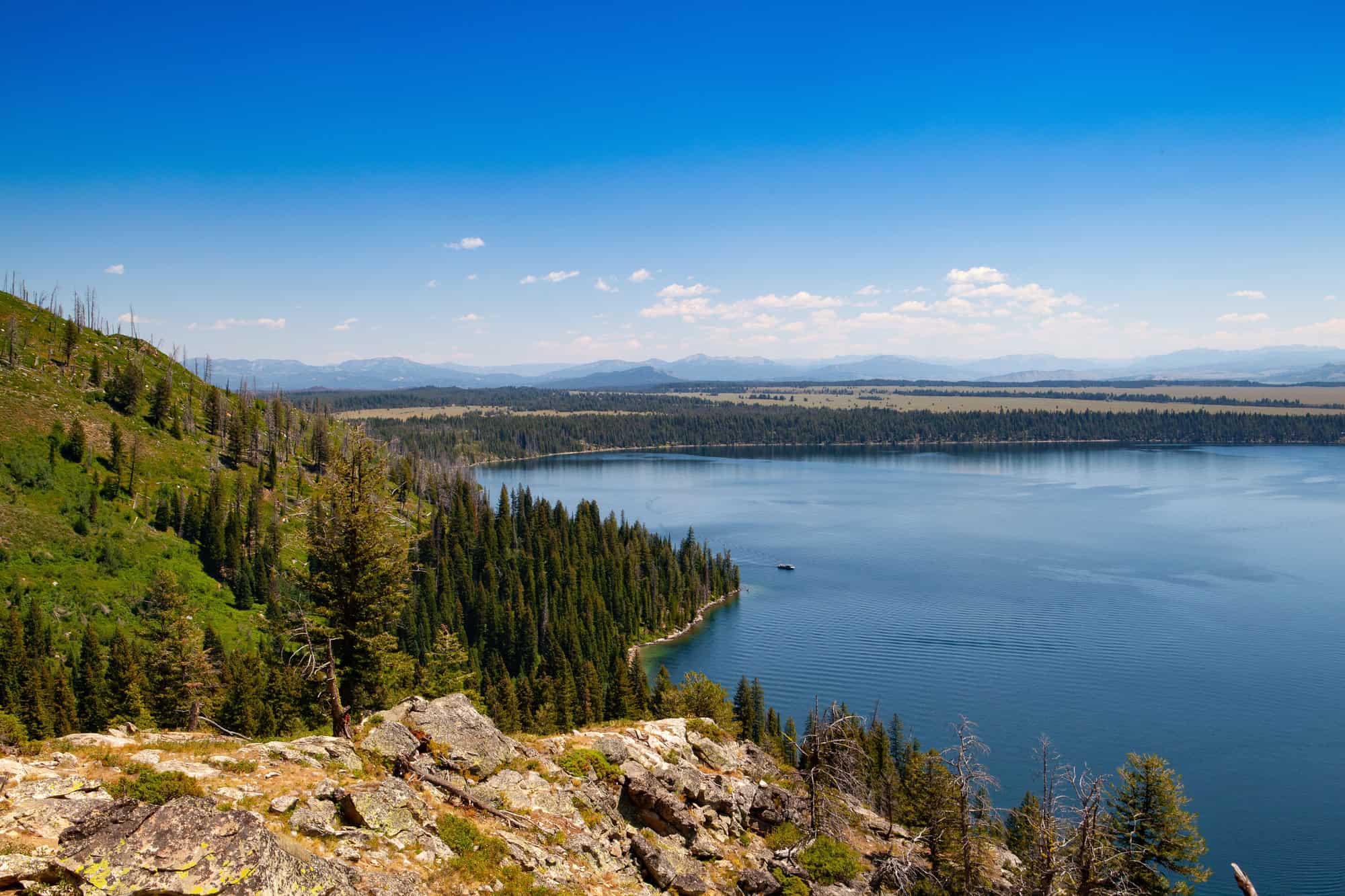 Jenny Lake, Wyoming, USA. Jenny Lake is located in Grand Teton National Park in the U.S. state of Wyoming.