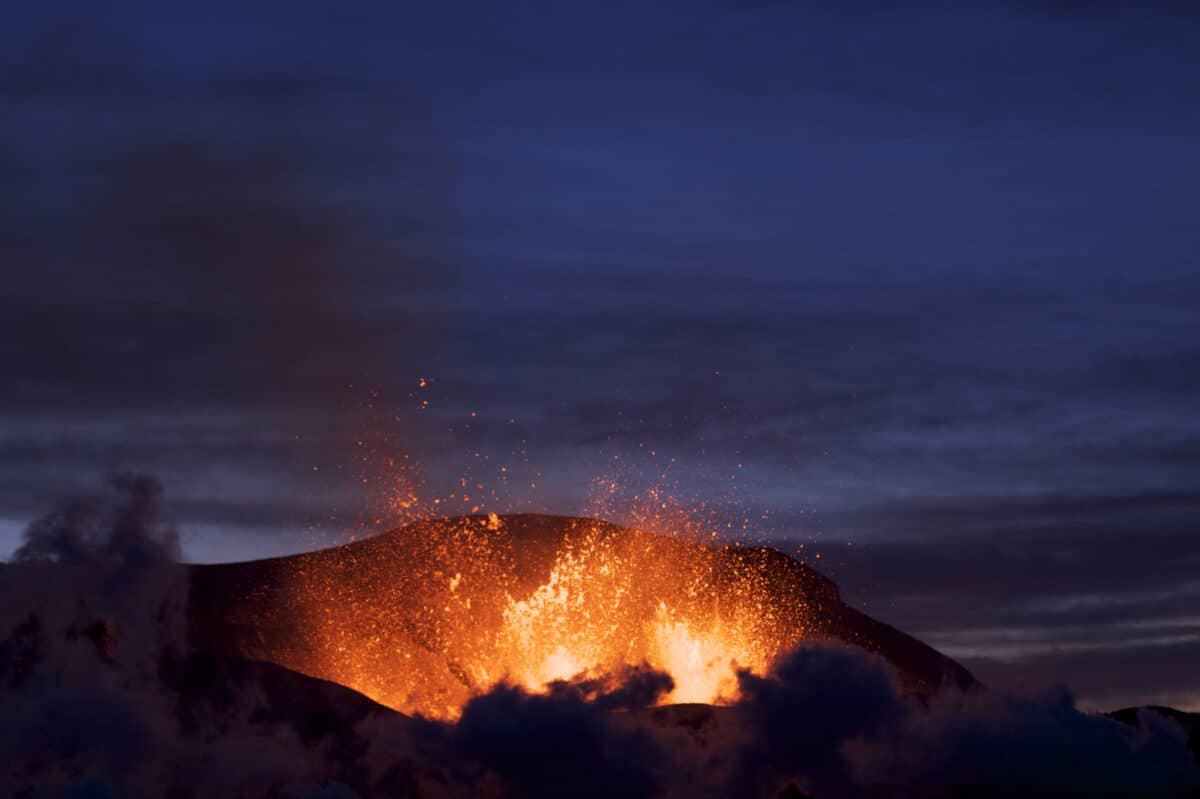 Volcanic eruption