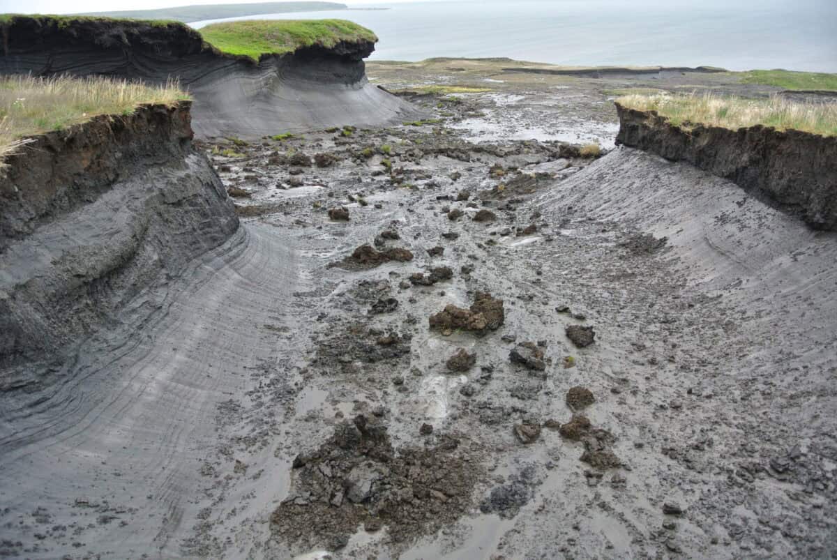 Permafrost in Herschel Island