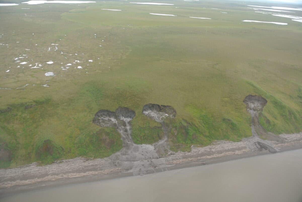 Permafrost in Herschel Island