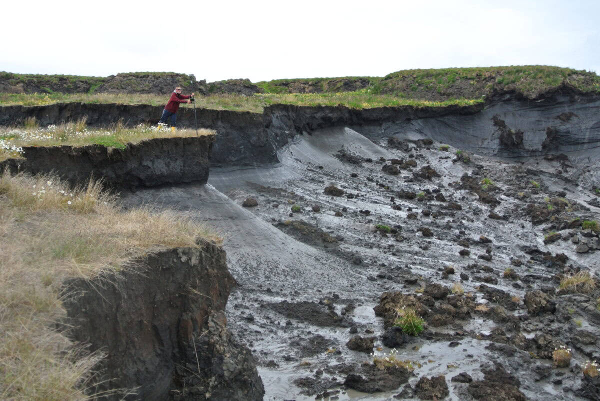 Permafrost in Herschel Island