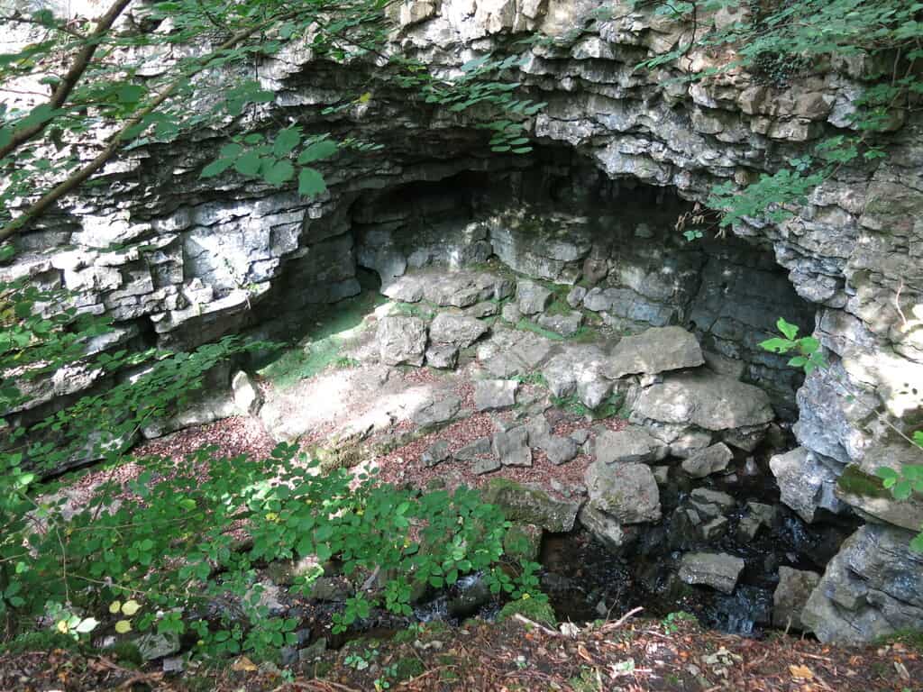 Cave above Shittlehope Burn