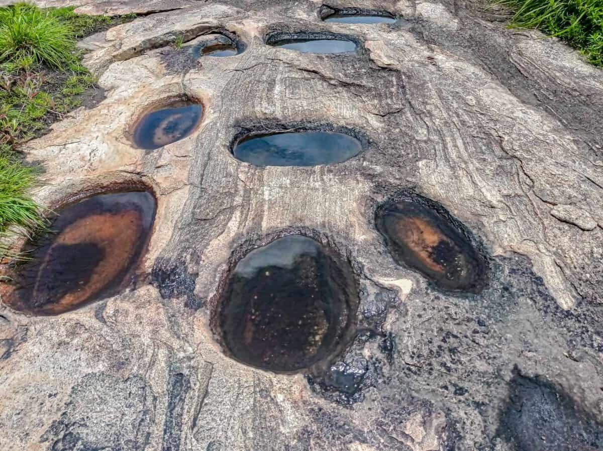 Giant footprint.