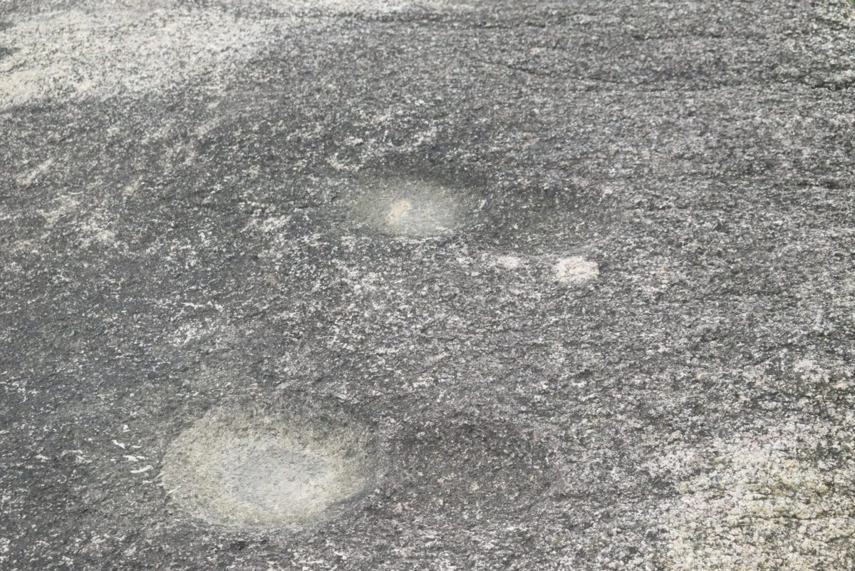 Giant footprint.