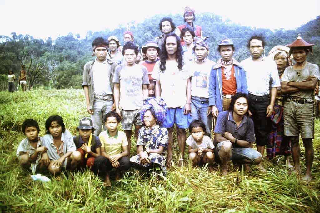 The last Tasaday in front of their home, the last primal rain forest of Mindanao, photographed by Susanne Haerpfer