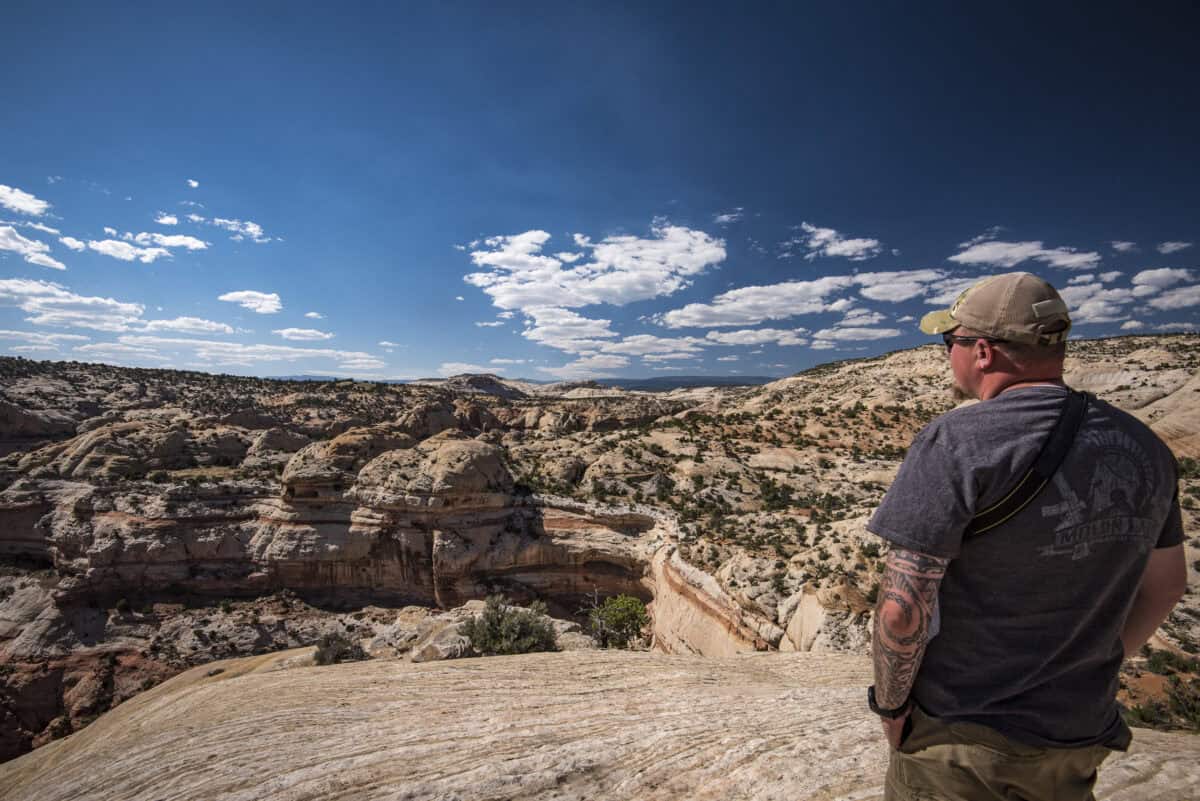Tourist in Utah. 