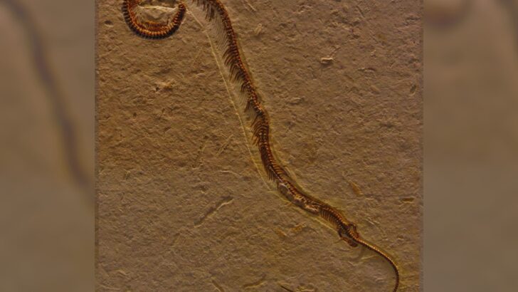 Fossilized Snake Had Four Legs