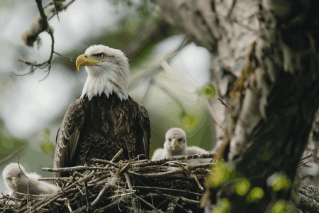 What a Bald Eagle&rsquo;s Nest Says About Its Territory