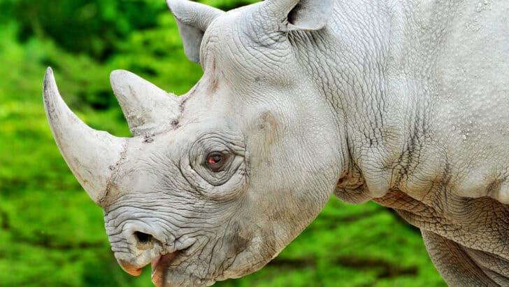 Rhinos Are Nearsighted and How They Compensate