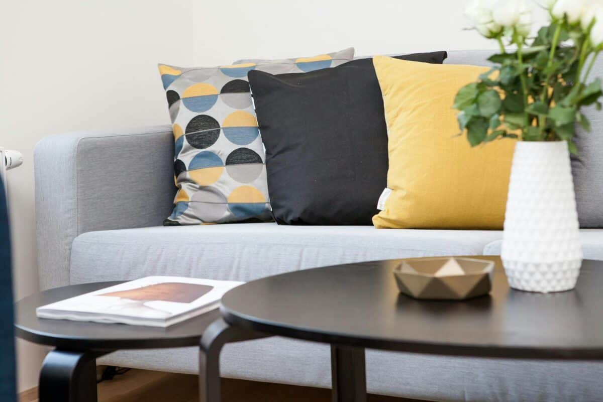 A typical living room in modern homes.