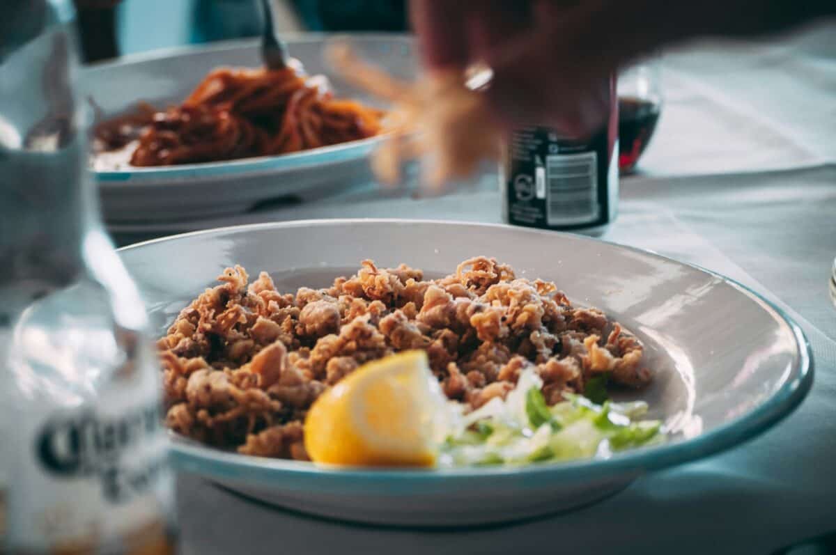 food on plate