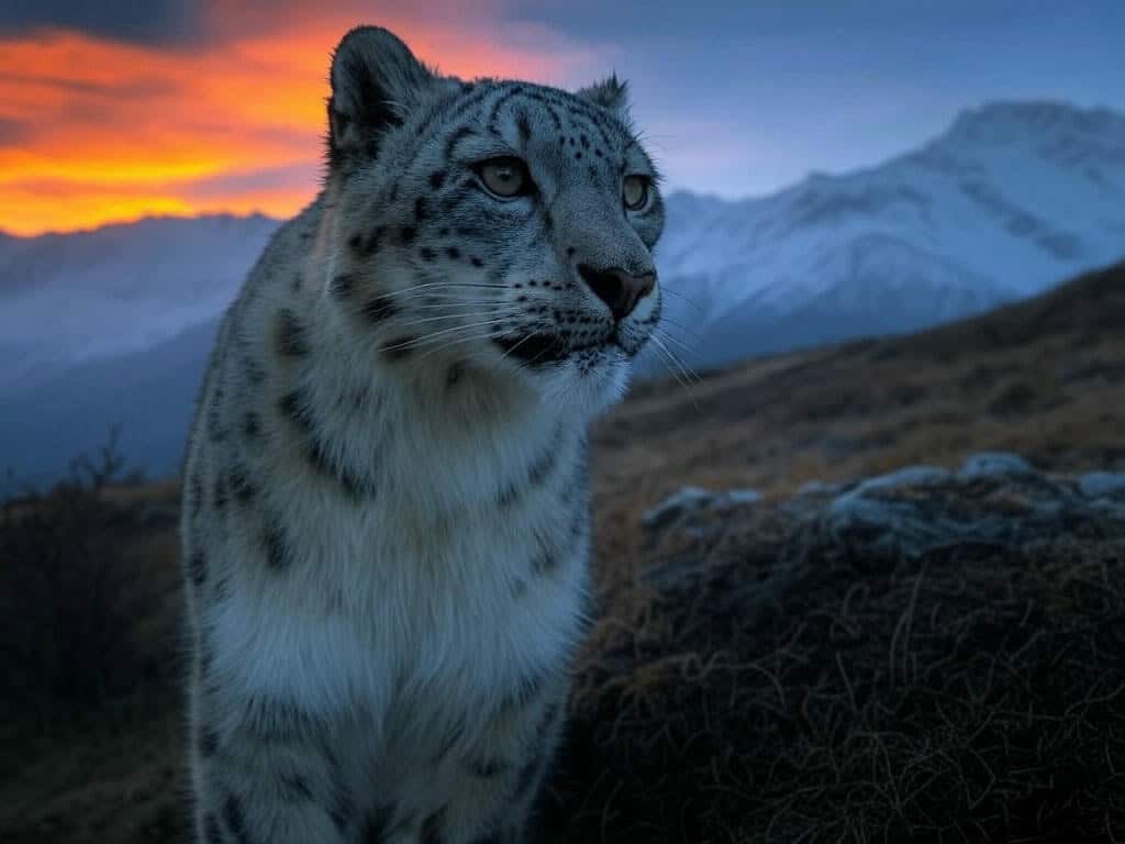Snow Leopard - The Majestic Griffin's Feline Half (image credits: flickr)