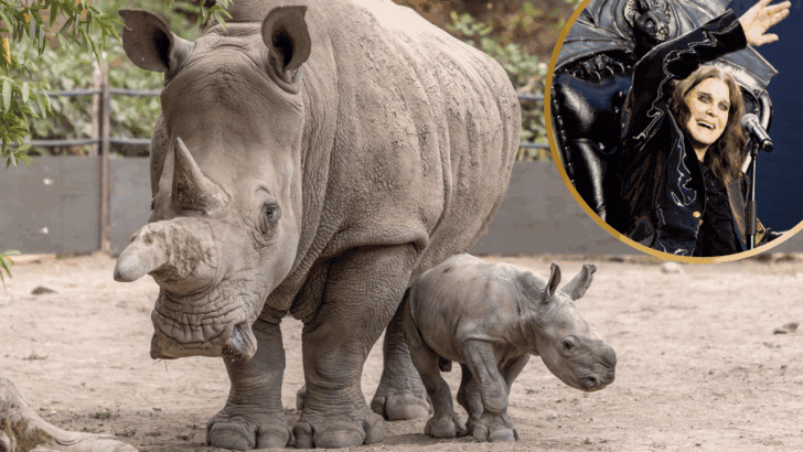 Southern White Rhino Born The Same Day As Ozzy Osbourne Passed Away is Named After the Rock legend