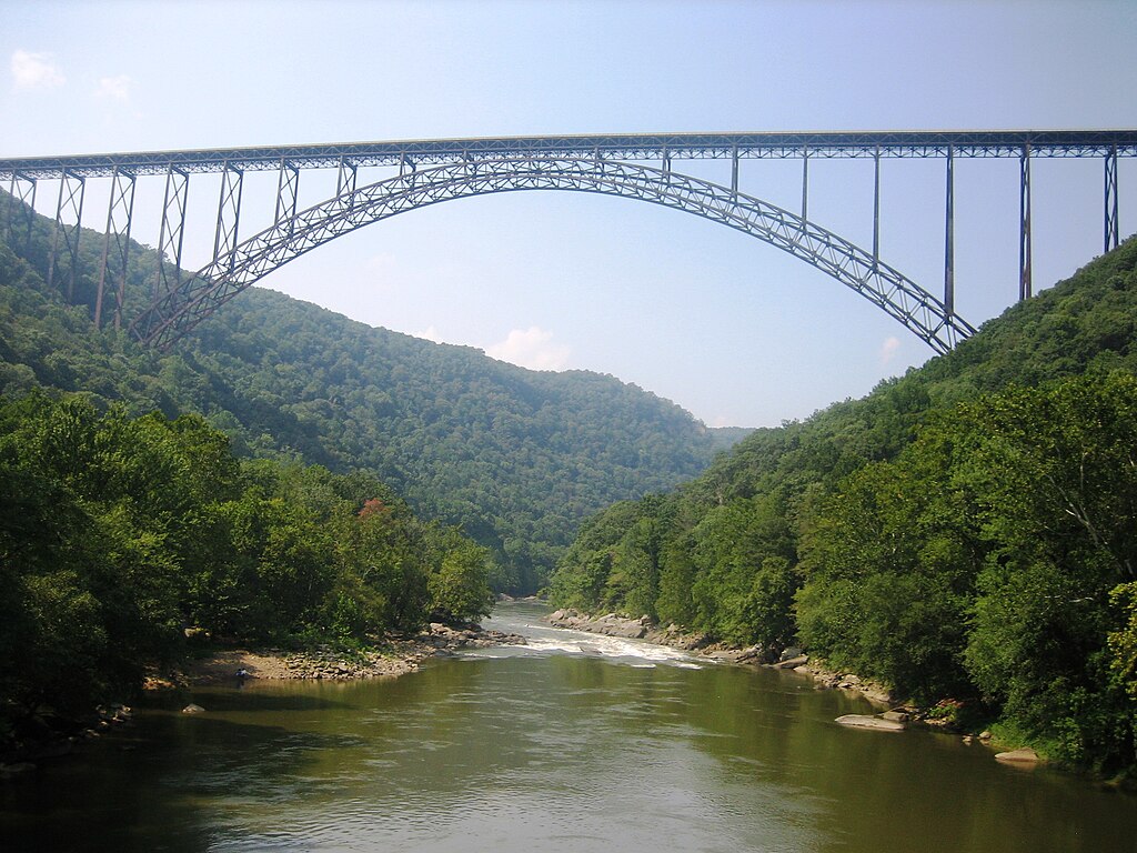 New River, West Virginia - Unpredictable Flow (image credits: New River, West Virginia. Source: Wikimedia Commons)