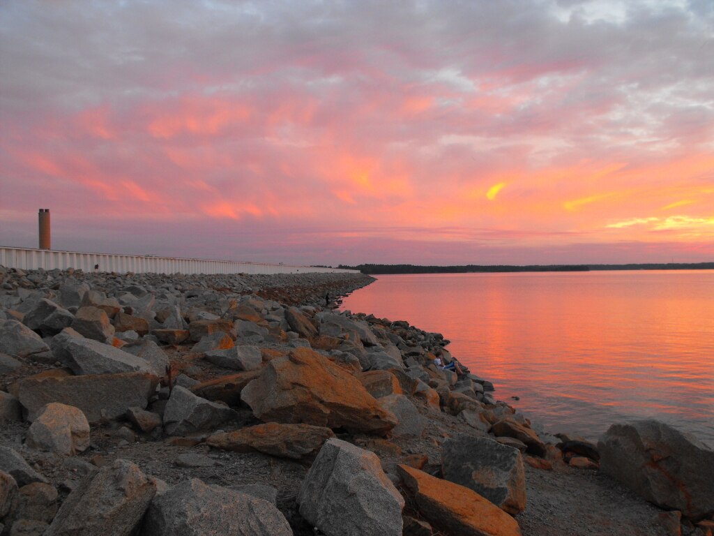 Lake Murray, South Carolina - Amoeba Hunting Ground (image credits: Lake Murray, South Carolina. Source: Wikimedia Commons)