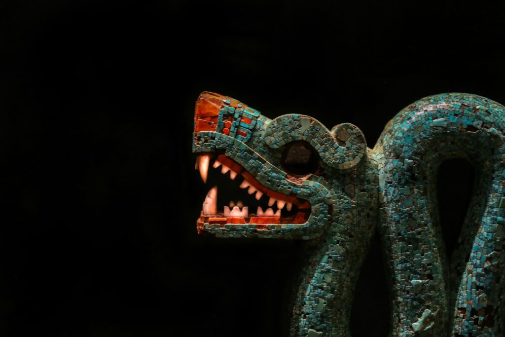 gray snake figurine
