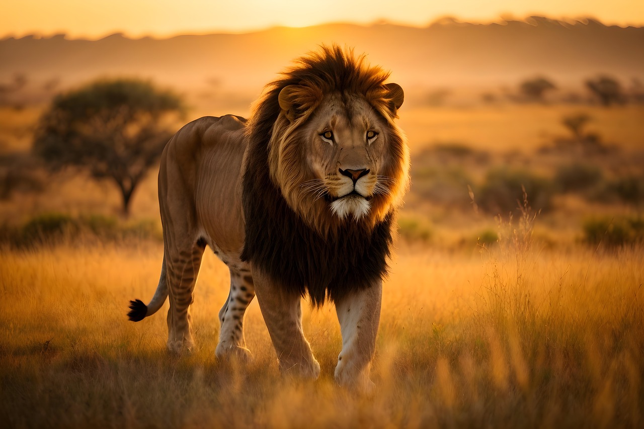 The Confident Lion: The Natural Leader (Image Credits: Pixabay)