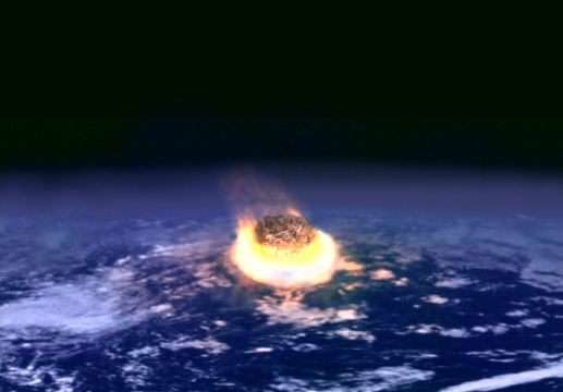 The Double Punch: Asteroid Plus Volcano Equals Dinosaur Doom (Image Credits: Wikimedia)