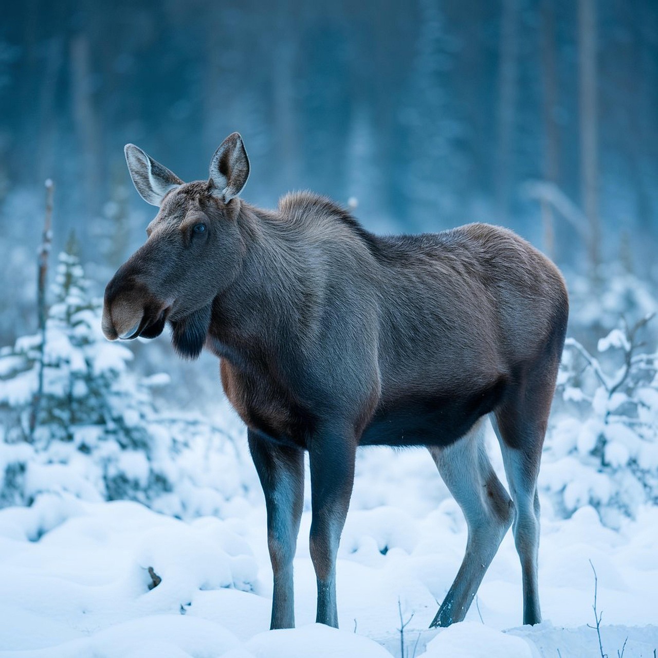 Moose: The Gentle Giants of the North (Image Credits: Pixabay)