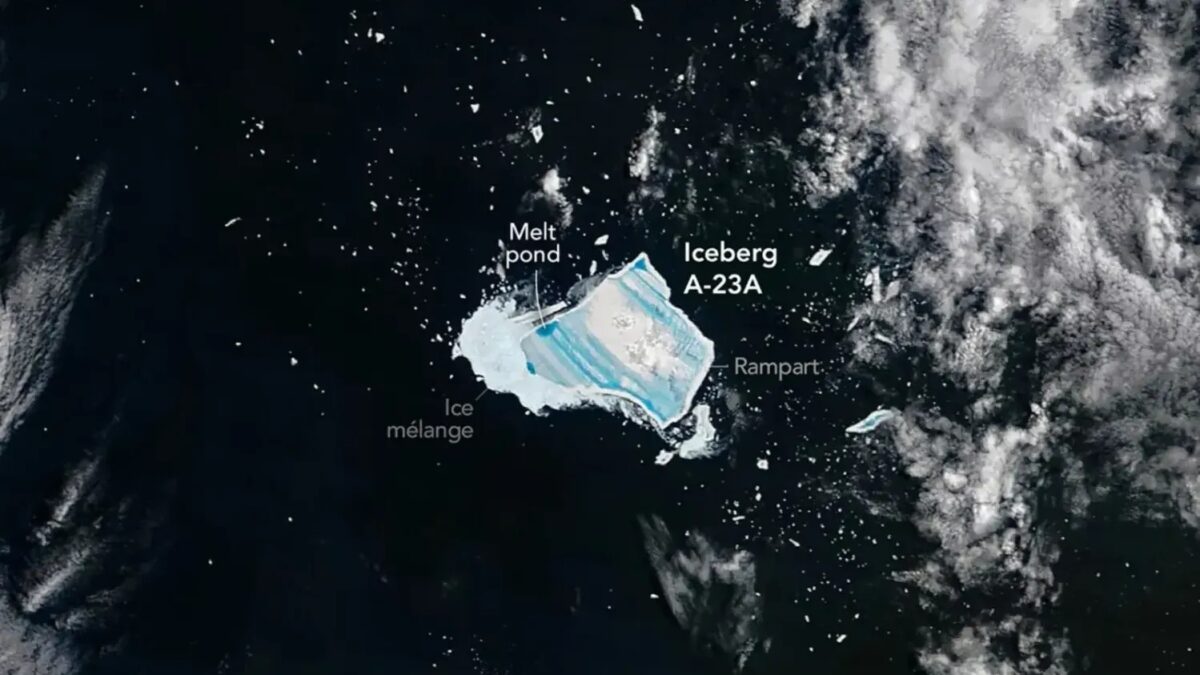 Why Is This Infamous Iceberg Turning Blue?