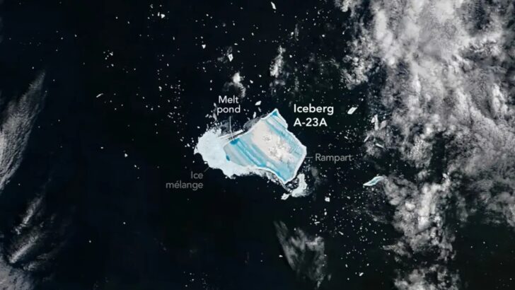 Why Is This Infamous Iceberg Turning Blue?