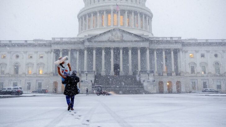 Winter Storm Warning Grips DC Region: 10 Inches of Snow, Ice Loom for Weekend