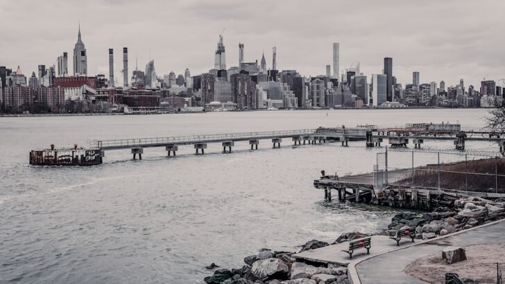 The Hudson River Turns to a Mosaic of Ice as Bitter Cold Lingers