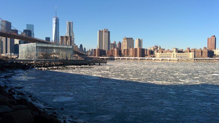 Ice and Deep Freeze Ground NYC Ferries, Stranding Thousands