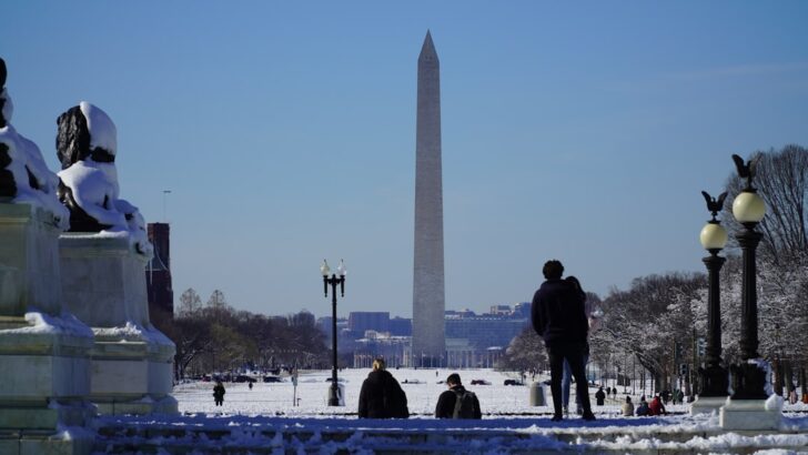 DC Area Cold Front Ushers in Snow Flurries and Freezing Cold