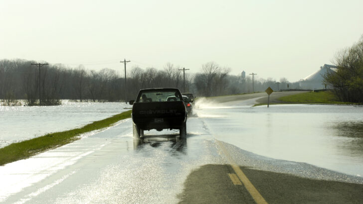 Severe Storm And Flash Floods in Milwaukee Shut Roads and Leave Drivers Stranded