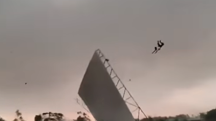 Footage Captures Deadly Storm Sweeping Man 50 Feet in Air Dropping Him 80 Feet Away (He Survived)