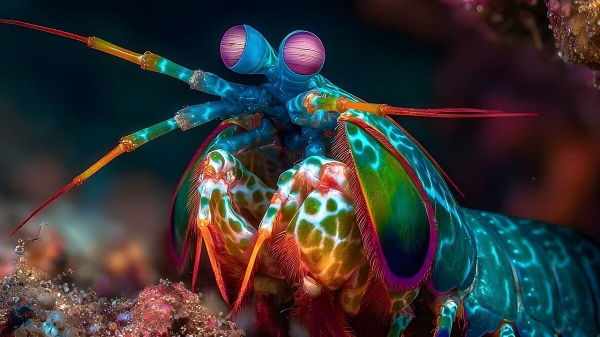 Marine Biology Says the Mantis Shrimp Processes Color Through 16 Independent Receptor Types - Humans Manage With 3 - and What the Shrimp Perceives That We Cannot Has No Human Instrument Capable of Translating It