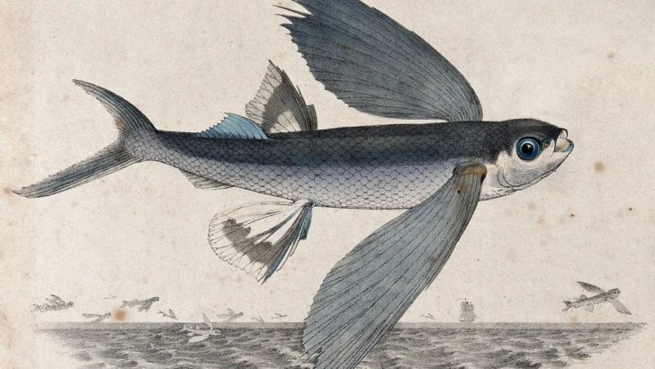 Why Flying Fish Leap Across the Ocean Surface